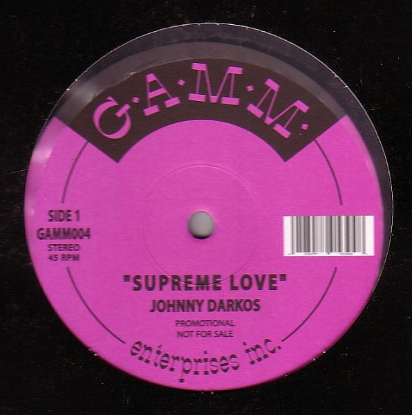 Johnny Darkos - Supreme Love | G.A.M.M. (GAMM004)