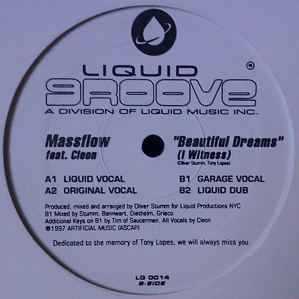 Massflow & Cleon - Beautiful Dreams (I Witness) | Liquid Groove (LG 0014) Massflow & Cleon - Beautiful Dreams (I Witness) | Liquid Groove (LG 0014)