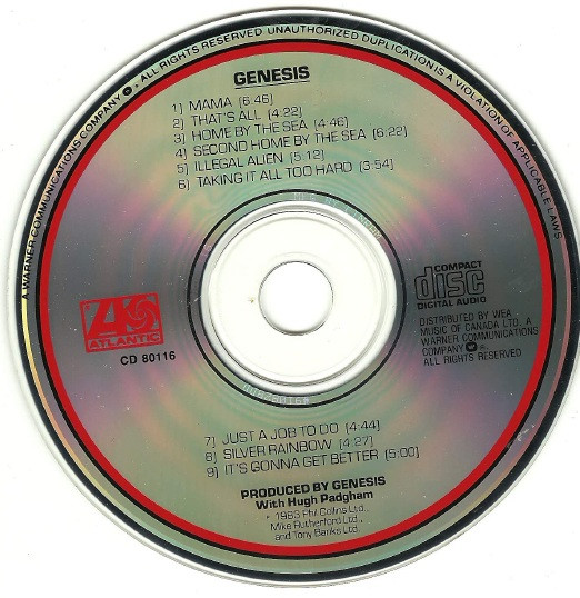 Genesis - Genesis | Atlantic (CD 80116) - 2