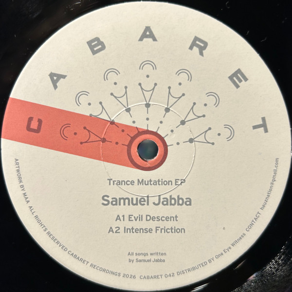 Samuel Jabba - Trance Mutation EP | CABARET Recordings (CABARET 042)