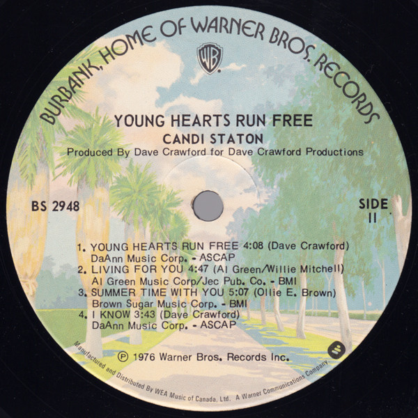 Candi Staton - Young Hearts Run Free | Warner Bros. Records (BS 2948) - 4