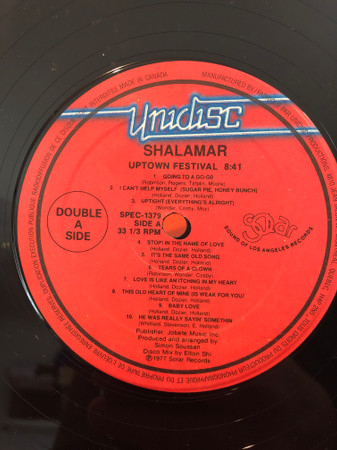 Shalamar / Carrie Lucas - Uptown Festival / Gotta' Keep Dancing | Unidisc (SPEC-1379)