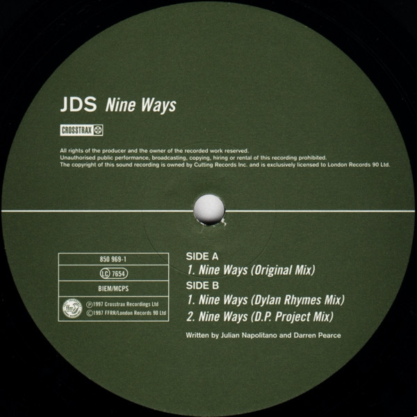 JDS - Nine Ways | FFRR (FX 310) - 3