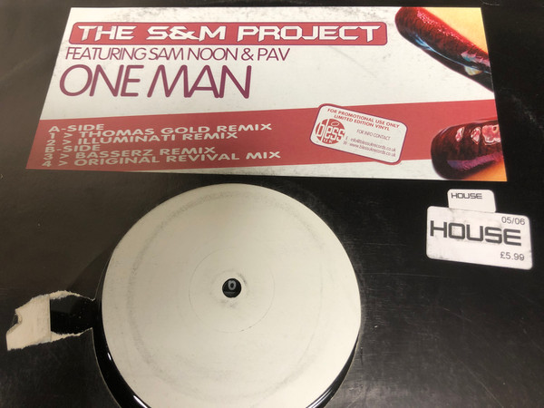 The S&M Project - One Man | Bless UK Records (BLESSREC 002) - main