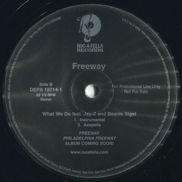 Freeway - What We Do | Roc-A-Fella Records (DEFR 15714-1) - main