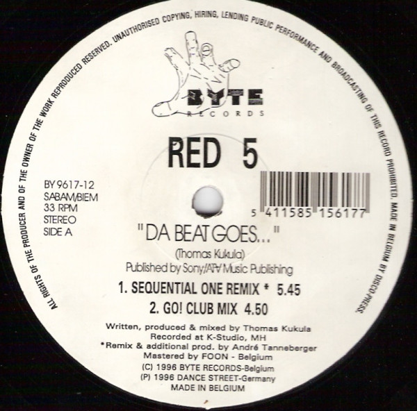 Red 5 - Da Beat Goes... | Byte Records (BY 9617-12)