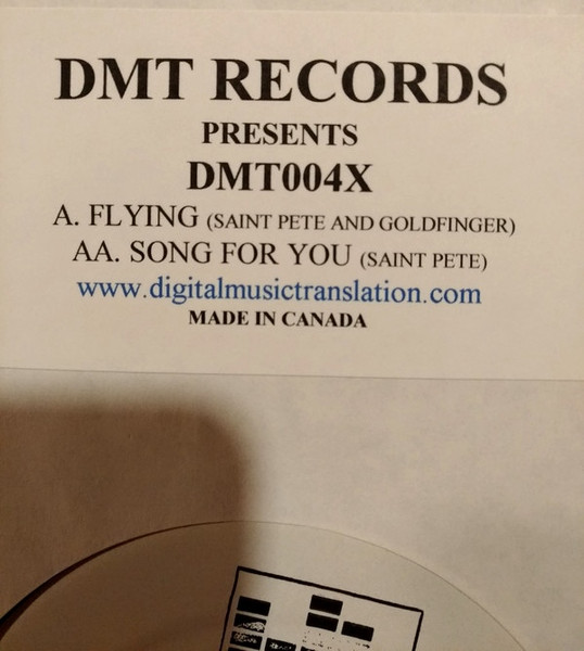 Saint Pete & Goldfinger - Flying / Song For You | DMT (DMT004X)