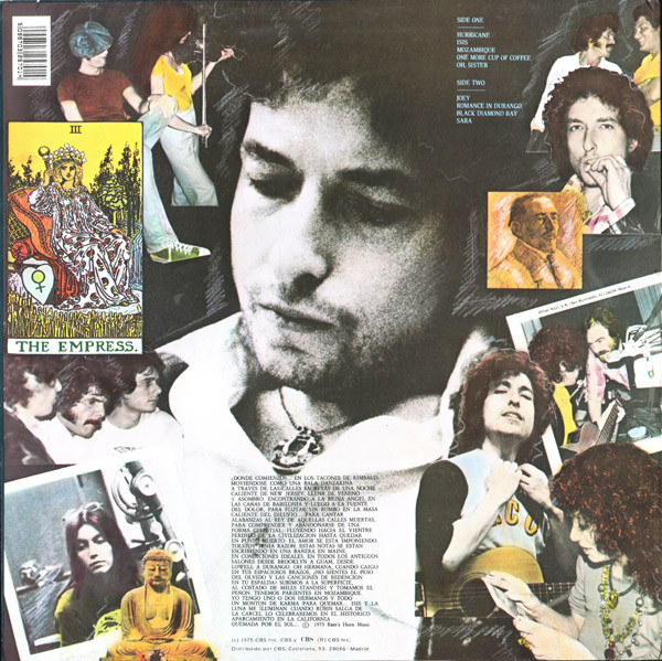 Bob Dylan - Desire | CBS (CBS 32570) - 2