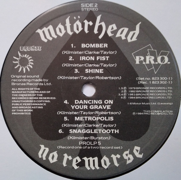 Motörhead - No Remorse | Bronze (823 300-1) - 4