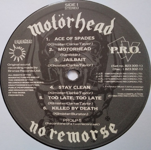 Motörhead - No Remorse | Bronze (823 300-1) - 3