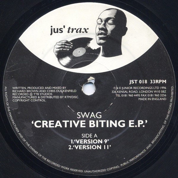 Swag - Creative Biting E.P. | Jus' Trax (JST 018) - main