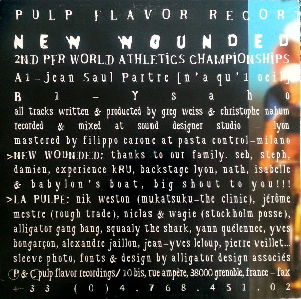 New Wounded - 2nd PFR. World Athletics Championships | Pulp Flavor Recordings (PLPA004) - 2