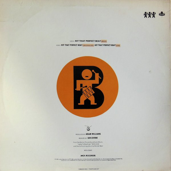 Bronski Beat - Hit That Perfect Beat (12" Version) | MCA Records (MCA-23605)