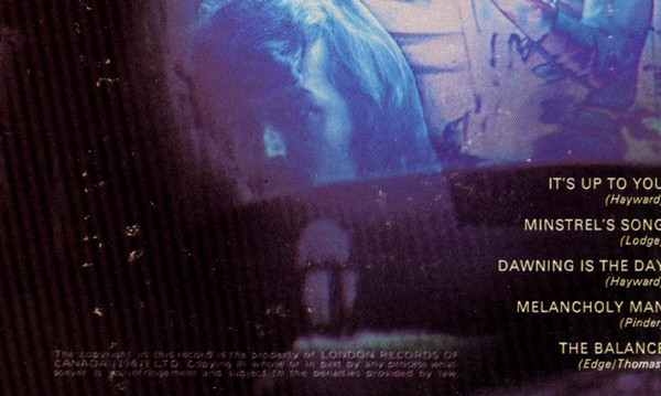 The Moody Blues - A Question Of Balance | Threshold (THS 3) - 2