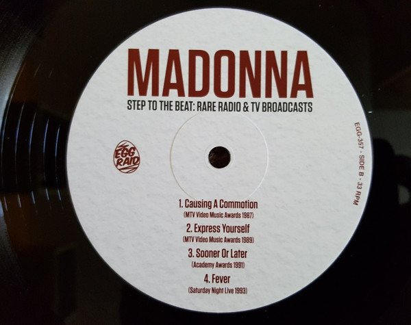 Madonna - Step To The Beat: Rare Radio & TV Broadcasts | Egg Raid (EGG-357) - 4