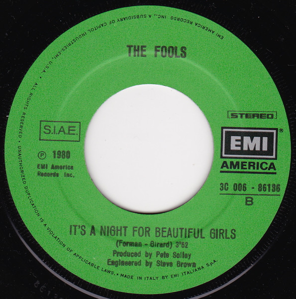 The Fools - Psycho Chicken | EMI America (3C 006-86136) - 4