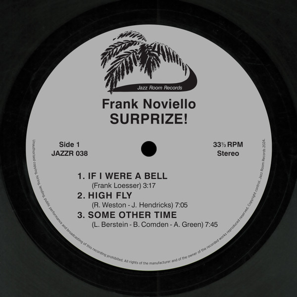 Frank Noviello - Surprise! | Jazz Room Records (JAZZR 038) - 3