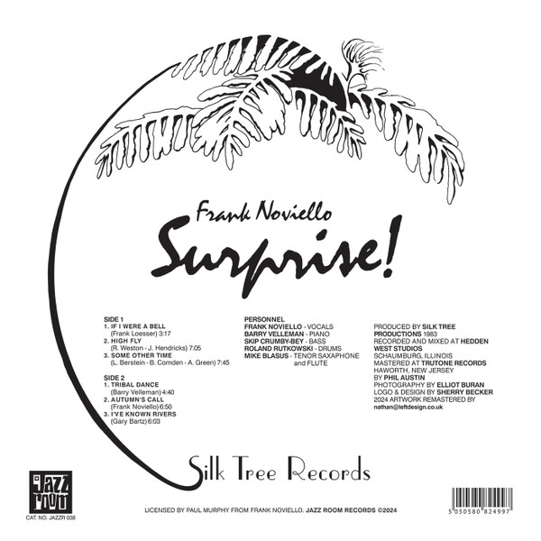 Frank Noviello - Surprise! | Jazz Room Records (JAZZR 038) - 2