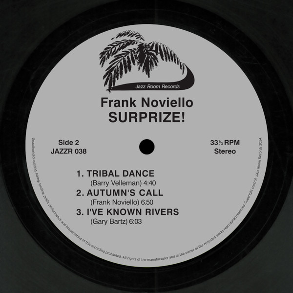 Frank Noviello - Surprise! | Jazz Room Records (JAZZR 038) - 4