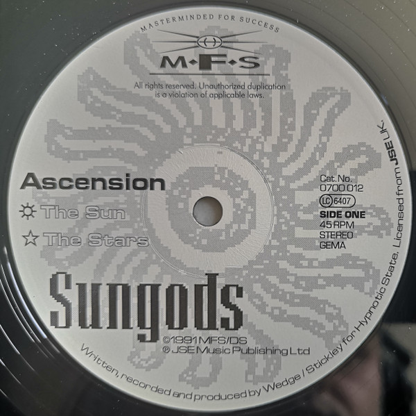 SunGods - Ascension | MFS (MFS 0700 012) - main