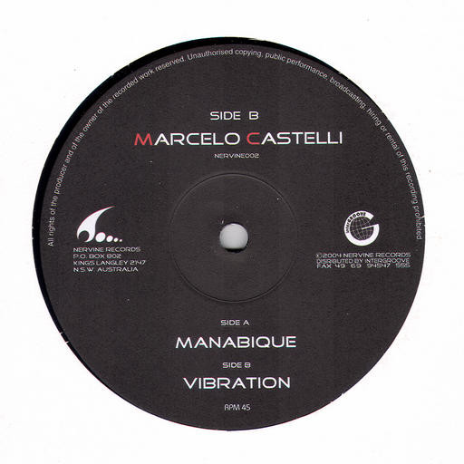 Marcelo Castelli - Manabique | Nervine Records (NERVINE002)