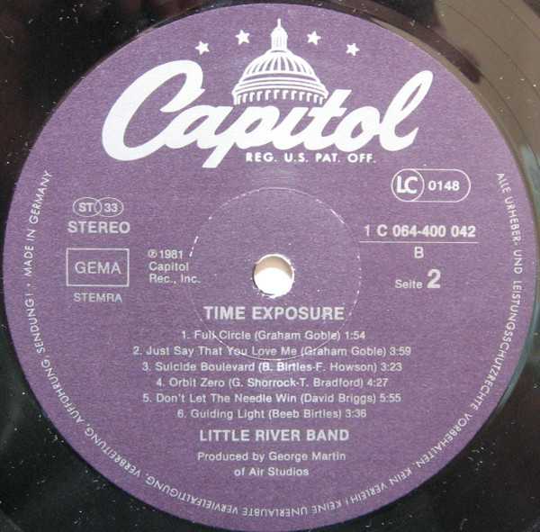 Little River Band - Time Exposure | Capitol Records (1C 064-400 042) - 4