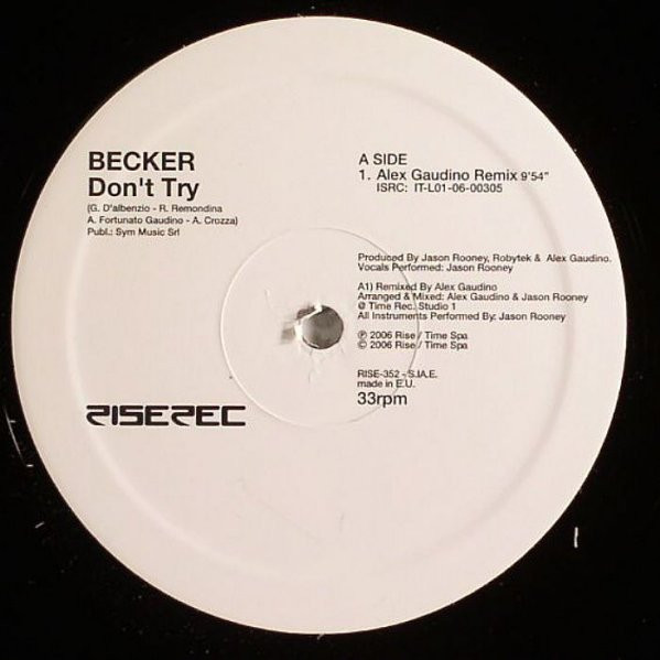 Becker - Don't Try | Rise (RISE-352)