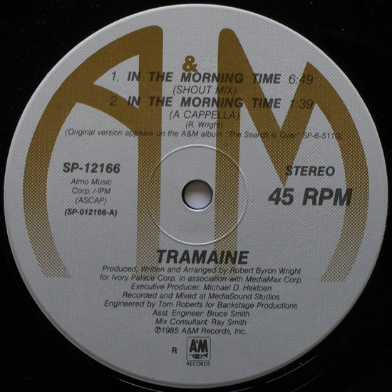Tramaine - In The Morning Time | A&M Records (SP-12166) - 3 Tramaine - In The Morning Time | A&M Records (SP-12166) - 3