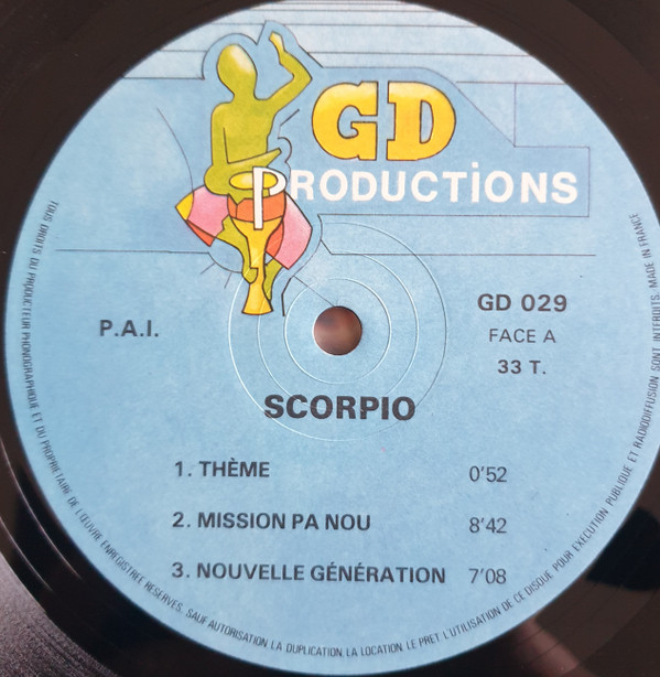 Scorpio Universel - Scorpio.. Scorpio.. Scorpio.. | GD Productions (GD 029) - 2