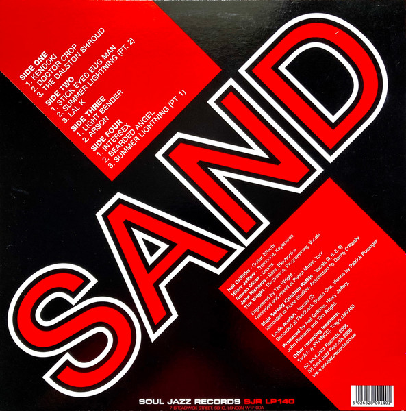 Sand - The Dalston Shroud | Soul Jazz Records (SJR LP 140) - 2