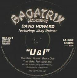 David Howard Featuring: Jhay Palmer - U & I | Bagatrix Recordings (BTX-001)