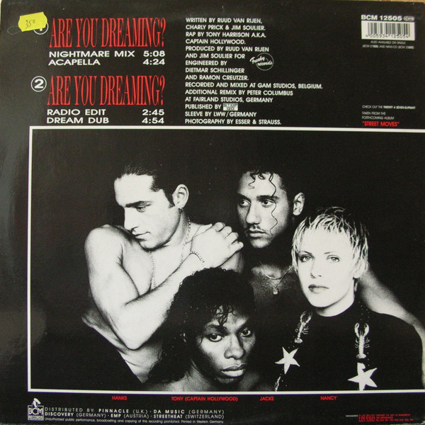 Twenty 4 Seven Featuring Captain Hollywood - Are You Dreaming? | BCM Records (BCM 12505) - 2