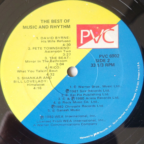 Various - The Best Of Music And Rhythm | PVC Records (PVC 6902) - 4