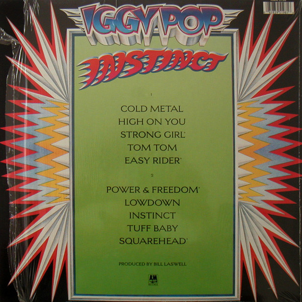 Iggy Pop - Instinct | A&M Records (AMA 5198) Iggy Pop - Instinct | A&M Records (AMA 5198)