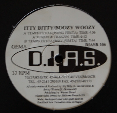 Itty Bitty Boozy Woozy - Tempo Fiesta (Party Time) | D.I.A.S. (DIASB 106)