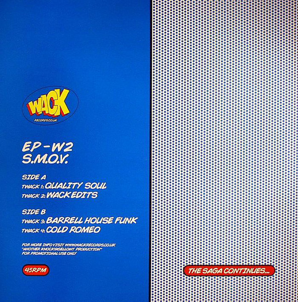 Smoove - Wack EP-W2 | Wack Records (EP-W2) - 2