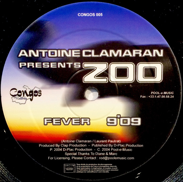 Antoine Clamaran - Zoo / Fever | Congos Records (CONGOS 005) - 3