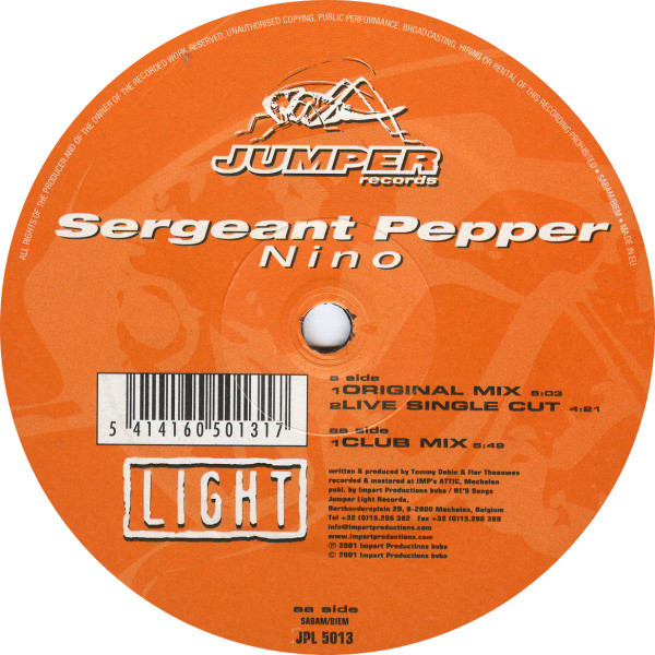 Sergeant Pepper - Nino | Jumper Light (JPL 5013)