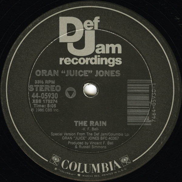 Oran 'Juice' Jones - The Rain / Your Song | Def Jam Recordings (44-05930)