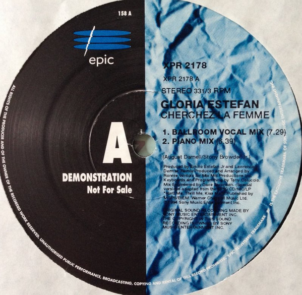 Gloria Estefan - Cherchez La Femme | Epic (XPR 2178)