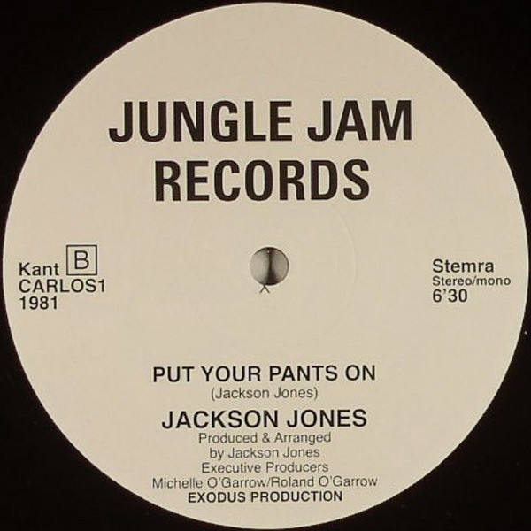Little Carlos / Jackson Jones - Shake Your Body Down / Put Your Pants On | Jungle Jam (CARLOS1) Little Carlos / Jackson Jones - Shake Your Body Down / Put Your Pants On | Jungle Jam (CARLOS1)