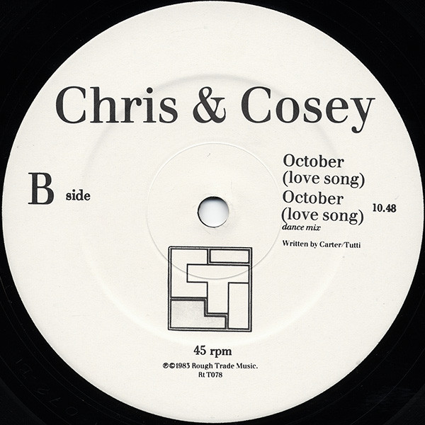 Chris & Cosey - October (Love Song) | Conspiracy International (Rt T078) - 4