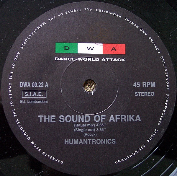 Humantronics - The Sound Of Afrika | DWA (Dance World Attack) (DWA 00.22)