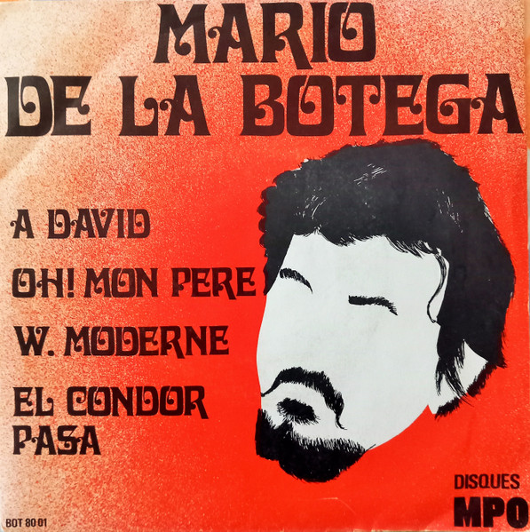 Mario De La Botega - A David | Not On Label (BOT 80 01) Mario De La Botega - A David | Not On Label (BOT 80 01)