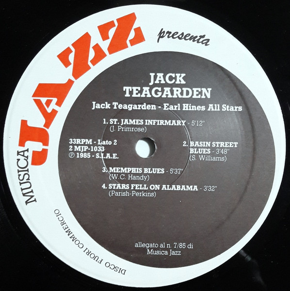 Jack Teagarden - Jack Teagarden | Musica Jazz (2MJP 1033) - 4