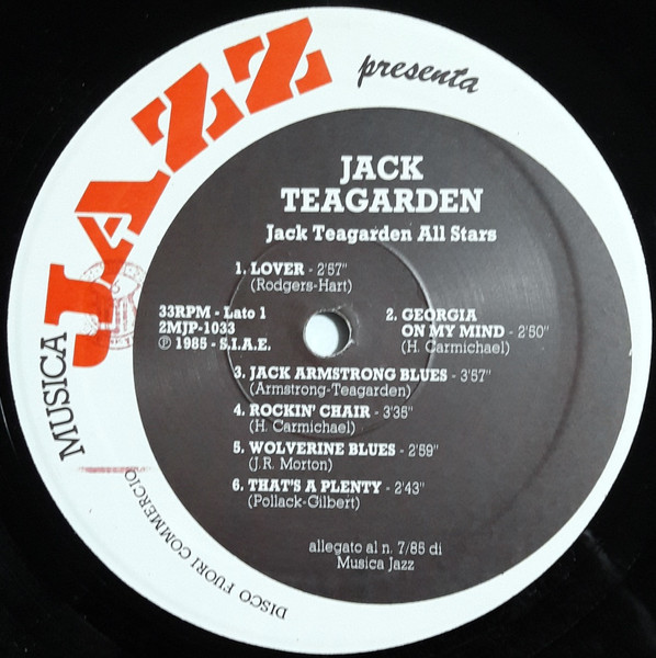 Jack Teagarden - Jack Teagarden | Musica Jazz (2MJP 1033) - 3