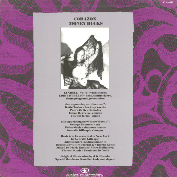 Volti - Corazon / Money Bucks | Crammed Discs (CRAM 046) - 2