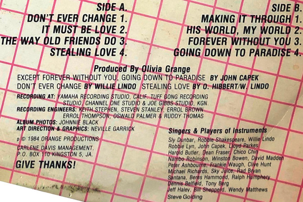Carlene Davis - Paradise | Orange (OLP 1002) - 3