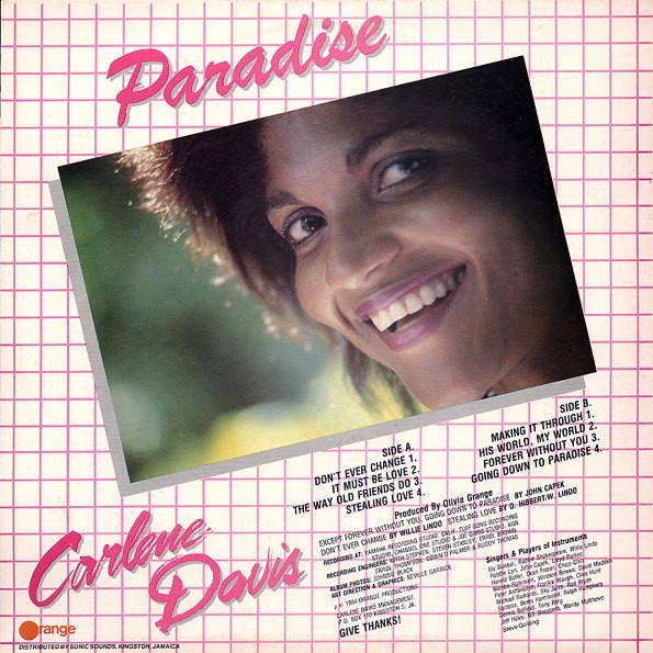Carlene Davis - Paradise | Orange (OLP 1002) - 2