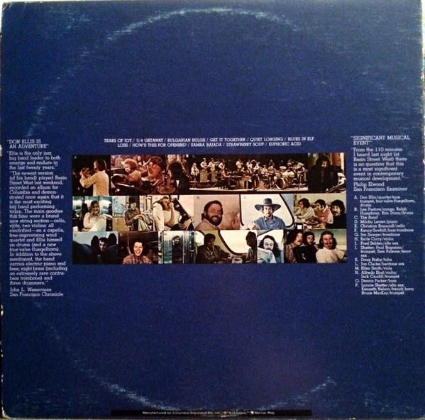 Don Ellis - Tears Of Joy | Columbia (G 30927) - 4